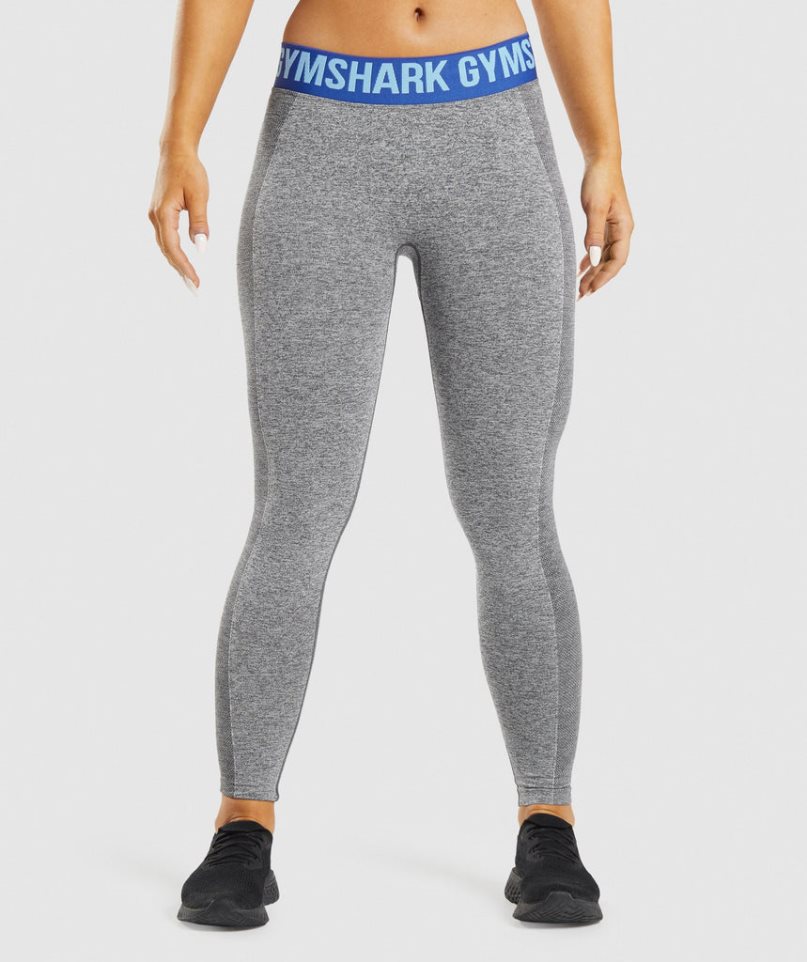 Women\'s Gymshark Flex Low Rise Leggings Grey | NZ 7HXMBQ